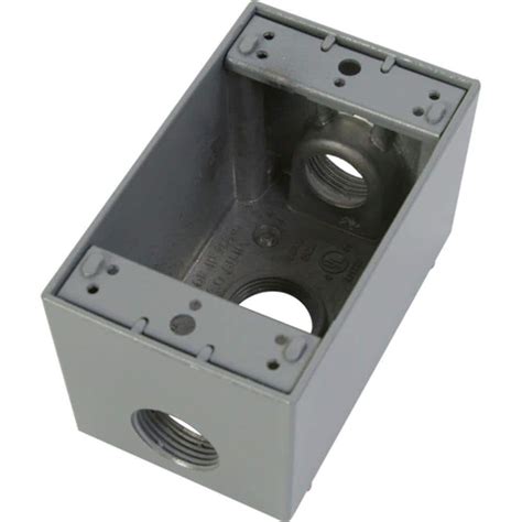 deep gang electrical box|single gang weatherproof electrical box.